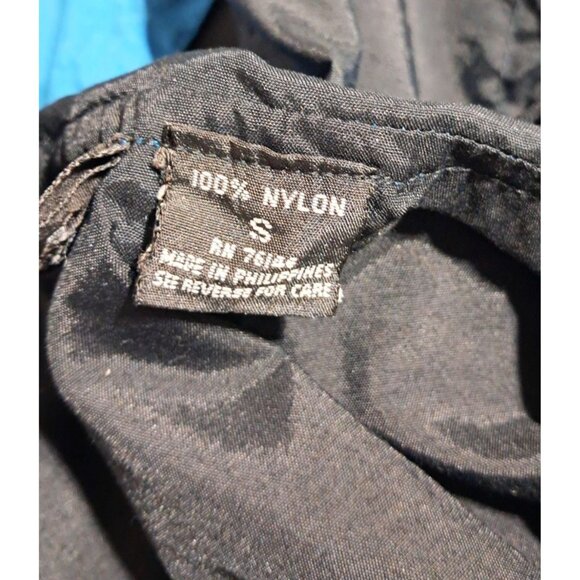 Vintage Red Sand Winderbreaker Pullover Jacket With Hood Blue/Black Size S - Picture 2 of 12